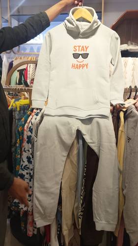 Kids Hoodie & Trouser Set - Stay Happy (1-2)